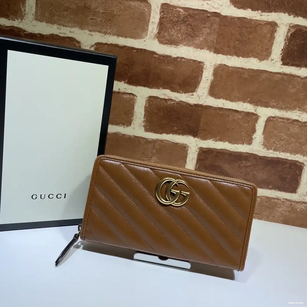 Hyperpeter wallet Marmont zip around GG GUCCI 0531